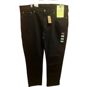 Levis‎ Men's 514 Straight Fit Levis Flex Jeans 38x32 Black Denim